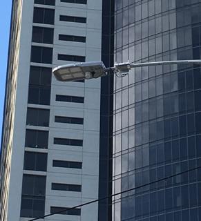 Two sensors were each placed in custom-built housing and attached to two light poles owned and operated by CitiPower at each end of the Queen Street Bridge.